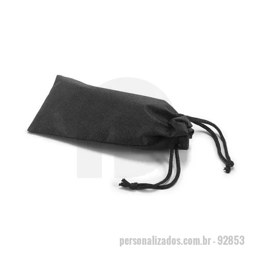 Bolsa personalizada - Bolsa Personalizada - 92853 - Bolsa para óculos em non-woven (80 g/m²) com cordão. 90 x 200 mm - 179354 - Bolsa