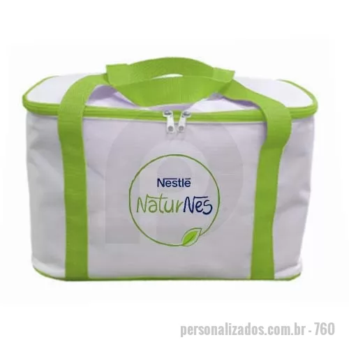 Bolsa térmica personalizada - Somos fabricants, produzimos essa bolsa térmica grande  em diversas combinações de  cores. Capacidade 16 litros. A gravação pode ser em serigrafia, bordado ou sublimação.  Medidas: 37x23x19. Produto ideal para ir a praia ou parque. Faça um orçamento!