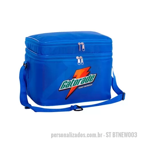 Bolsa térmica personalizada - Bolsa Térmica Personalizada com Divisória, MEDIDAS 36 x 21 x 25 cm, MATERIAL NYLON 70