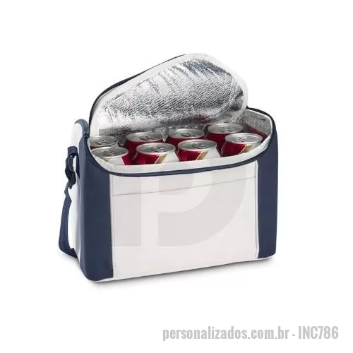 Bolsa térmica personalizada - Bolsa térmica personalizada possui alça transversal regulável (não removível). Todos nossos produtos são de fabricação própria podendo ser alterado, medidas, materiais, cores e detalhes do produto. Tambem personalizamos o item como preferir, trabalhamos com diversos metódos de gravação, proporcionando uma linda apresentação do produto. Faça já seu orçamento e receba um atendimento personalizado