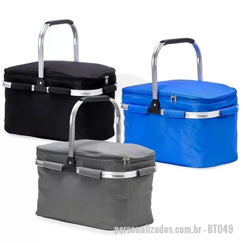 Bolsa térmica personalizada - Bolsa Térmica com Armação de Transporte Removível
