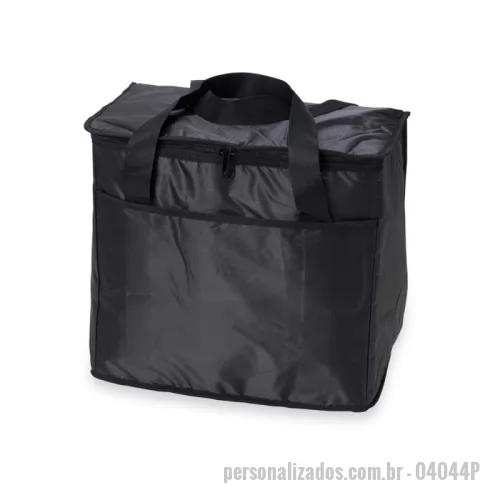 Bolsa térmica personalizada - Bolsa térmica de poliéster 420D de 36 litros com bolso frontal.