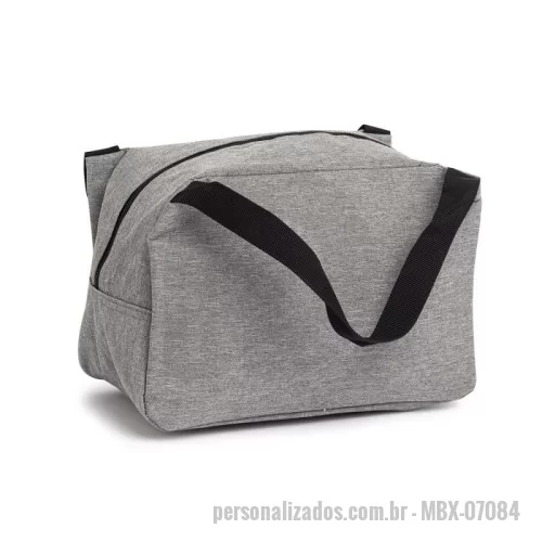 Bolsa térmica personalizada - Bolsa térmica de nylon com capacidade de 8 Litros. Contém alça de mão em nylon.