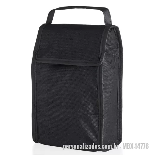 Bolsa térmica personalizada - Bolsa térmica dobrável 3L confeccionada em TNT.