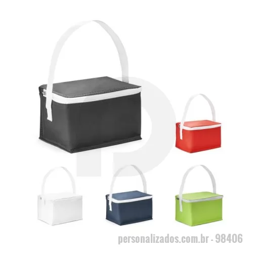 Bolsa térmica personalizada - Bolsa térmica em 600D com capacidade até 3 L. Certificação EU Food Grade. 190 x 140 x 120 mm