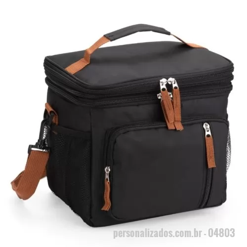 Bolsa térmica personalizada - Bolsa Térmica Dupla Expansível 15L -  26 x 25,5 x 19 cm