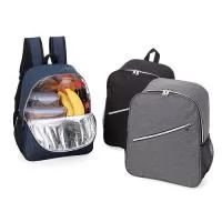 Mochila Térmica com Bolso Frontal e Bolsos Laterais
