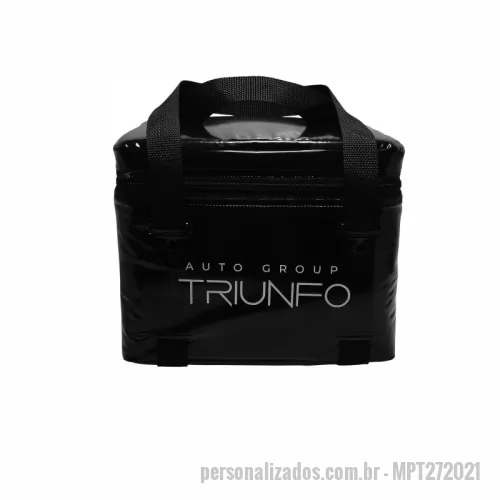 Bolsa termica pvc personalizada - BOLSA TÉRMICA 11 LITROS - MEDIDA 27X20X21CM - MATERIAL PVC - SOLDA REFORÇADA - LOGO DE SUA PREFERÊNCIA 