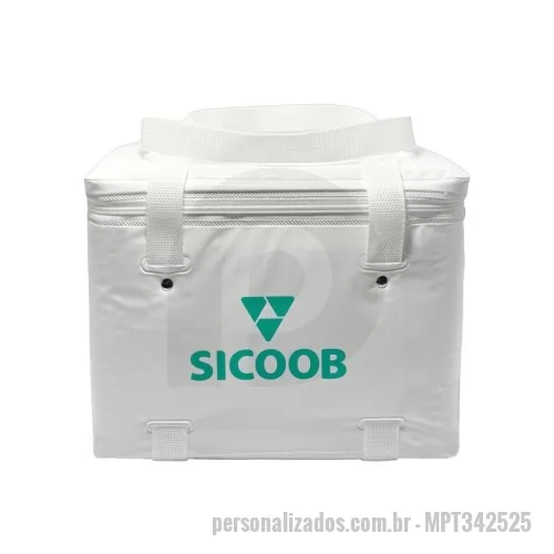 Bolsa termica pvc personalizada - BOLSA TÉRMICA 21 LITROS - MEDIDA 34X25X25CM - MATERIAL PVC - SOLDA REFORÇADA - LOGO DE SUA PREFERÊNCIA 