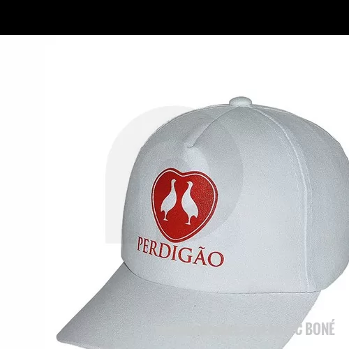 Boné personalizado - Boné Em Brim Modelo 6 Gomos Ou Americano. Aba Curva. Regulador Pvc Pode Ser Personalizado Em Silk Ou Bordado.