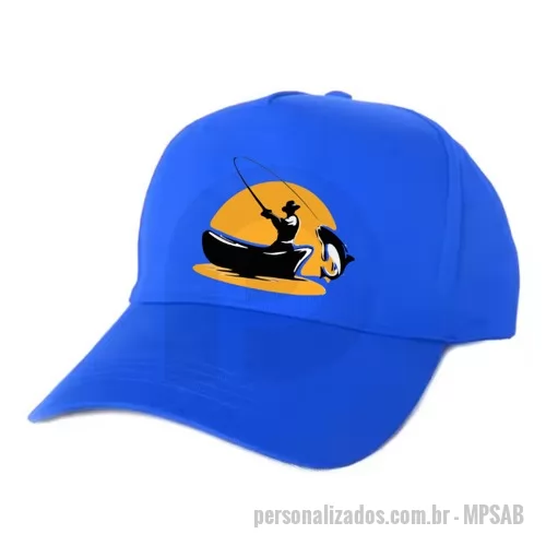 Boné personalizado - BONÉ EM TACTEL, SILK ATÉ 2 CORES
