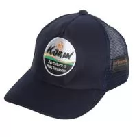 Boné modelo americano tecido brim com entretela de memoria e tela reulador plástico logotipo Silkscreen ou bordado