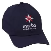 ´Boné modelo americano tecido brim com regulador na nuca de velcro e logotipo silkscreen ou bordado