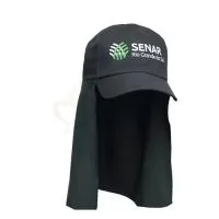 Boné Confeccionado em Brim, com proteção de pescoço. Diversas cores Modelo é indicado para o verão, uso no trabalho para agentes de e demais, uso no campo, proteção contra o sol, diversos trabalhos.