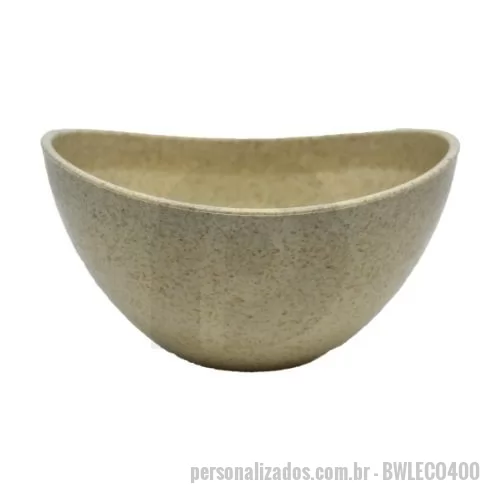 Bowl Ecológico personalizado - Dimensões: 12 x 06 cm | Peso: 43 g | Diversas cores disponíveis, conforme sua necessidade | Opção de com e sem gravação 