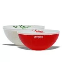 Capacidade 240ml. Mini Bowl com tampa, feito com 50% de fibra de madeira e 50% de Plástico Premium (PP), reduzindo a quantidade de plástico e reaproveitando resíduos renováveis. Cores inovadoras, design moderno e acabamento impecável, feito em material atóxico e resistente ao micro-ondas e máquina de lavar.