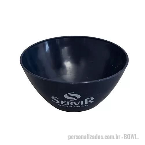 Bowl personalizado - BOWL DE PLÁSTICO - material resistente e leve. Diversas possibilidades de uso: pipoca, massas, frutas, snacks. Pode ser personalizado.