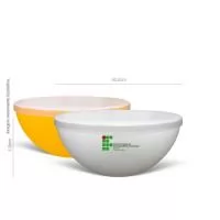 Capacidade 240ml. Mini Bowl com tampa, feito em Plástico Premium (PP), atóxico, resistente, acabamento impecável, pode ser levado ao microondas e máquina de lavar louça.