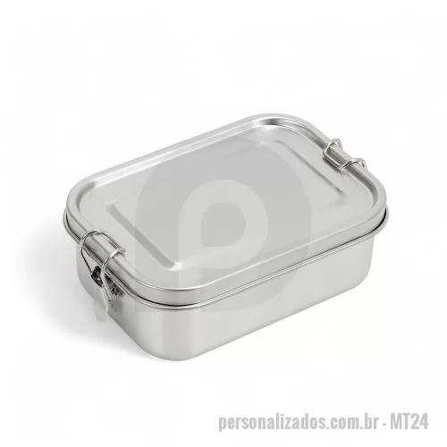 Brindes em Geral personalizado - Marmita de Metal Personalizada