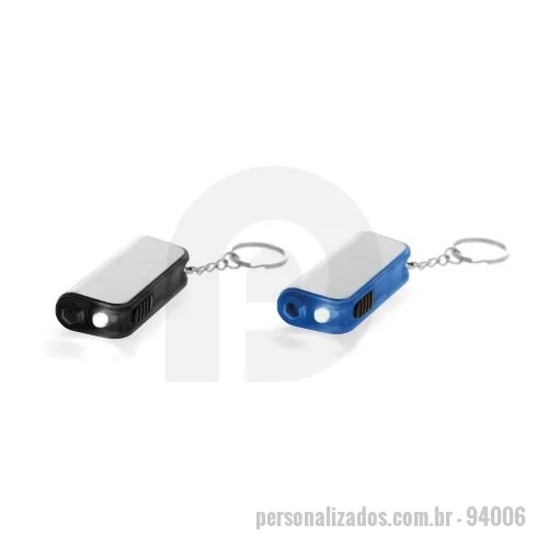 Brindes em Geral personalizado - Brindes em Geral Personalizado - 94006 - Chaveiro com lanterna LED e ferramenta. Incluso 4 pilhas LR41. 62 x 30 x 12 mm - 179488 - Brindes em Geral