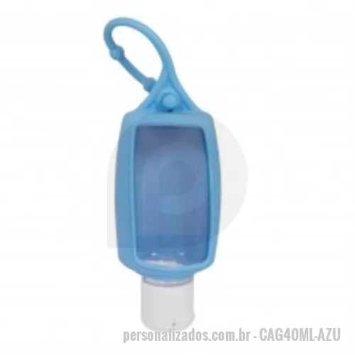 Brindes em Geral personalizado - Chaveiro Álcool em Gel com Frasco 40 ml personalizado - Fantastic Brindes Material do Chaveiro: Silicone Material do Frasco: Plástico Capacidade: 40 ml. Medidas: 12 cm de altura, 4 cm de largura Peso: 20 gramas. Opção para personalização em serigrafia e adesivo. Disponível em diversas opções de cores. Produto utilizado com frequência para embalagem de perfumes, aromatizadores, álcool em gel, e produtos de limpeza e higiene. Pode ser adquirido com ou sem envase.