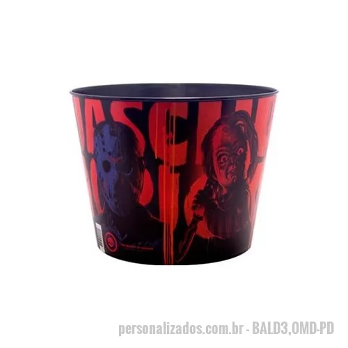 Brindes em Geral personalizado - Plástico PP. Capacidade: 3 litros. Medidas: 19,5 cm de diâmetro (boca), 14,8 cm de diâmetro (base) e 14,8 cm de altura. Peso: 79 gramas. Diversas cores disponíveis. Opção para personalização em in mold label,serigrafia e transfer. Produto utilizado com frequência em campanhas promocionais. Verificar disponibilidade de cores.