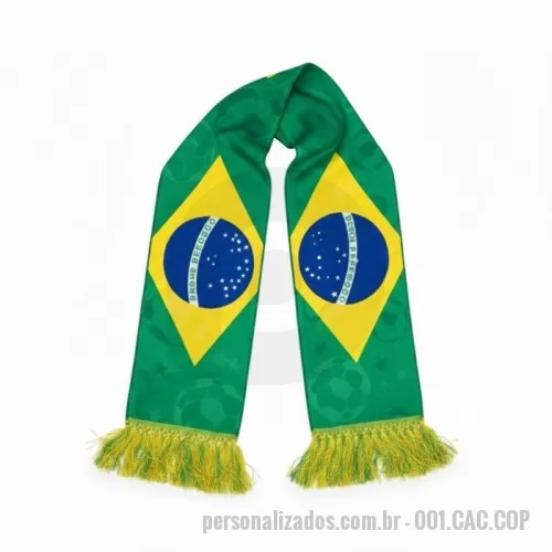 Cachecol personalizado - Cachecol esportivo em tecido Soft Premium sublimado