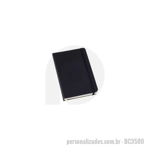 Caderneta personalizada - Caderneta tipo MOLESKINE VERMELHO com PAUTA - 80 Folhas com Pauta - Miolo em papel PÓLEN NATURAL levemente amarelado - 80 gramas - Capa em couro sintético emborrachado - com elástico. Formato: 14x21cm