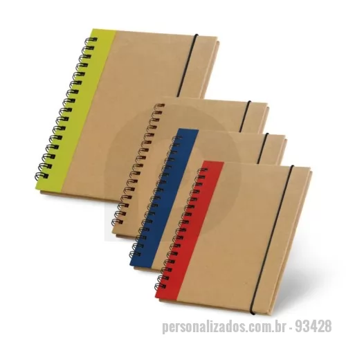 Caderneta personalizada - Caderno A6 personalizado com capa dura em cartão kraft e 120 páginas lisas em papel 100% reciclado. Compacto, leve e funcional, é ideal para anotações, desenhos, rascunhos, reuniões e uso diário. O formato com espiral facilita o manuseio e a capa oferece ótima área para personalização com logotipo, nome ou identidade visual da empresa. Excelente opção para brindes corporativos, eventos, treinamentos, feiras, kits de onboarding, campanhas sustentáveis e presentes para clientes e colaboradores. Um brinde útil, econômico e com forte apelo ecológico. Medidas aproximadas: 10,5 x 14,5 cm.