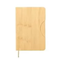 A caderneta feita para quem valoriza praticidade com um toque de estilo. Feita em plástico, sua capa se assemelha ao charme natural do bambu, chamando a atenção em qualquer lugar. Internamente, o marcador de cetim facilita o acesso às anotações, que ganham vida em 80 páginas brancas pautadas, prontas para organizar suas ideias, listas e inspirações. O grande diferencial? O suporte para celular embutido na capa, perfeito para acompanhar vídeos, chamadas e até mesmo reuniões.