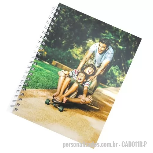 Caderno Capa Dura personalizado - Caderno Capa Dura Fotolux P