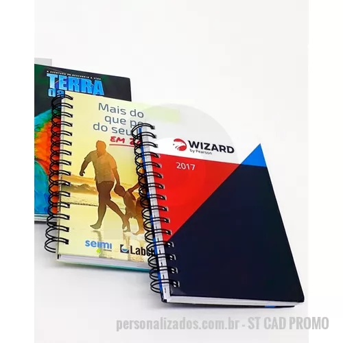Caderno personalizado - Cadernos Promocionais
