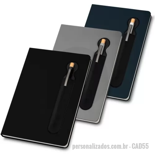 Caderno personalizado - Caderno de anotações para Brindes