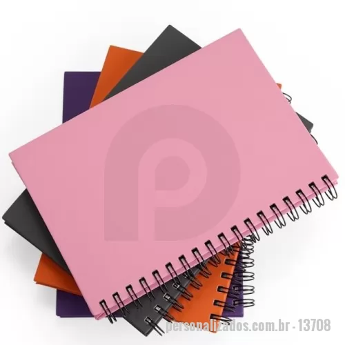 Caderno personalizado - Caderno Emborrachado 