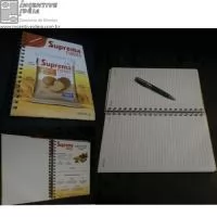 Caderno Promocional, tamanhos e opções de modelos