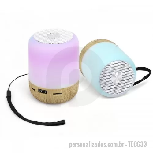 Caixa de Som com Bluetooth personalizada - Caixa de Som sem Fio Personalizada