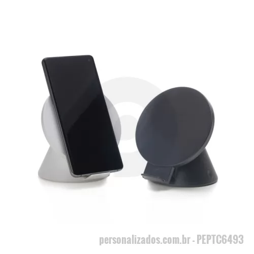 Caixa de Som com Bluetooth personalizada - Caixa de Som com Carregador Wireless Personalizado