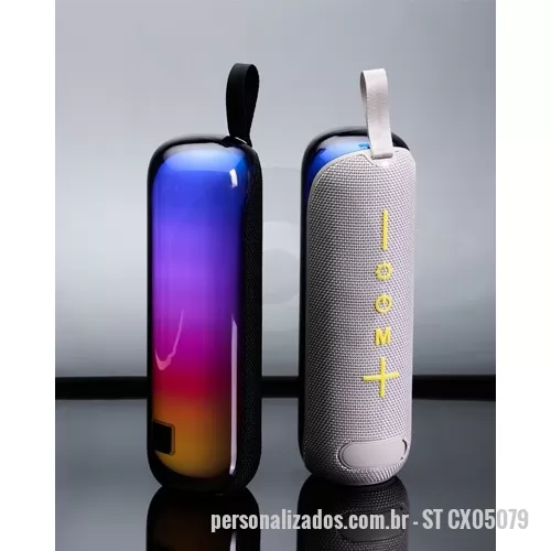 Caixa de Som com Bluetooth personalizada - Caixa de Som Bluetooth Personalizada é o brinde ideal para quem busca um presente moderno, útil e cheio de estilo.