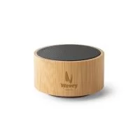 Caixa de Som em Bambu Personalizada