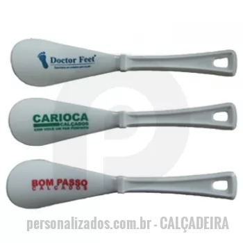 Calçadeira personalizada - Calçadeira Plástica personalizada