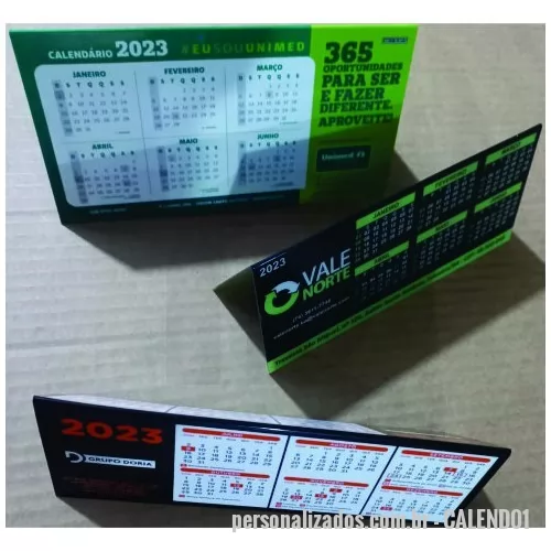 Calendário de mesa personalizado - Calendário produzidos em PS com qualidade que sua marca merece.
