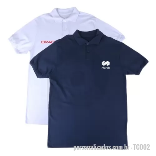 Camisa polo personalizada - Polo em piquet