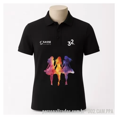 Camisa polo personalizada - Camisa Pólo em Pique P/A ou Malha de Algodão, diversas cores e opções para personalização. Fabricação própria.