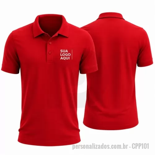Camisa polo personalizada - Camiseta polo com sua logo personalizada! Excelente qualidade, medidas P/M/G/GG!