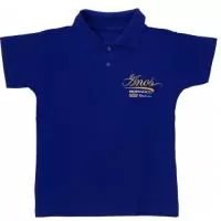 camisa polo em malha piquet ou meia malha