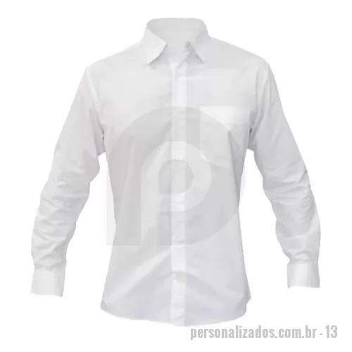 Camisa Social personalizada - Camisa Social sem bolso 