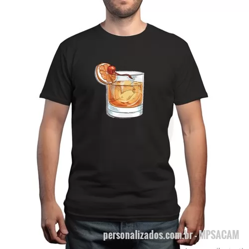 Camiseta ecológica personalizada - CAMISETAS EM ALGODÃO, COLORIDAS, SILK ATÉ 4 CORES