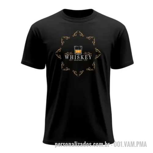 Camiseta fio Pima personalizada - Camiseta Orgânica em Algodão fio Pima Peruano. Opções brancas ou pretas. Personalização em Silk ou DTF