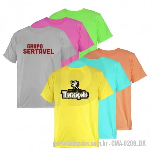 Camiseta personalizada - Camiseta em malha sublimática. Tamanho do P ao GG. Qualquer cor o mesmo valor.