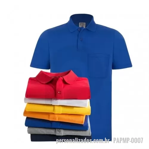 Camiseta personalizada - As Camisas Polo temos de Malha Piquet / Malha Fria / Malha Mista e 100% algodão. GRAVAÇÃO: Silk Screen Textil. Uniformes de qualidade para sua equipe e evento. Atendemos em todo BRASIL. Veja todas as opções em nosso site 